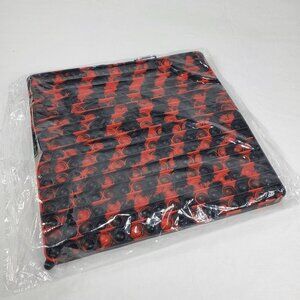 Black Red Bubble Silicone Sensory Snap Pop Fidget Square Toy Games